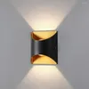 Wall Lamp 6W Light Sconce LED Aluminum Outdoor Indoor Ip65 Up Down White Black Modern For Home Stairs Bathroom Bedroom Bedside