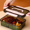 Dinware Compartimental Lunch Boxes For Kids Boys Volwassenen Lekvrije Bento Box School Office Plastic Safe Portion Containers BPA Gratis