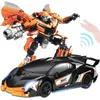 電動/RCカーRC 32cmブガッティジェスチャーリモートコントロールカー変形カーワイヤレス充電レーシングトイボーイクリスマスと新年のクリスマス2404