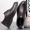 Chaussures habillées en cuir masculin British Style Youth Formal Wear Business Korean Casual