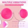 Breast Vibrator Pump Enlarge Massager Nipple Sucker Sex Toy for Women Tongue Lick Suction Cups Erotic 240412