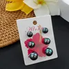 Orecchini per borchie 2024 Breve perla per donne Set di gioielli di nicchia Ear In Ornamenti naturali Ornamenti Naturali Regali di compleanno della festa di compleanno