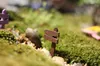 Gartendekorationen Großhandel Mini Zaun Zaun Fairy Miniaturen Gnom Moss Terrariums Desktop Flaschenharz Crafts Dekoration für Zuhause OTGFX