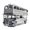 3D Bulmacalar Demir Yıldız Paslanmaz Çelik Gümüş 3D Metal Bulmaca Seti Londra Otobüs Montajı Model I22207 2 DIY 3D Lazer Kesme Bulmacası Toysl2404