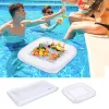 Mattresses Portable Swimming Air Pool Float Inflatable Beer Table Ice Bucket Serving Salad Bar Tray Food Water Sports Dropshipping Funny