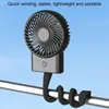 Fan For Cart Stroller Fan Portable Outdoor Fan Clip On For Baby 500mAh USB Rechargeable Handheld Electric Fan For Home 3 Speeds 240417