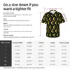 Men's Casual Shirts Moon And Stars Shirt Gold Black Novelty Summer Man Short Sleeves Vacation Y2K Street Graphic Oversized Blouses