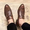 Dress Shoes Party Comfortable Suit Business Formal Wear Leather Men's Casual Vintage Brogue Boys Soft