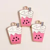 Charms 10pcs 15 22mm Funny Bubble Milk Tea For DIY Jewelry Food Drinks Pendants Of Necklaces Earrings Making Accessories