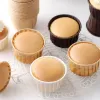 Moules 50pcs épaissis de doublure dorée Golden Cupcake Moule Muffin Makers Gâteaux de Noël Wrappers Cupes en papier Pâtres outils de pâtisserie