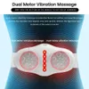 Máquina de massagem de pulso elétrico Máquina de massagem Muscle Stimulator Relaxamento Vibração traseira Massageador lombar Terapia Alevie a dor 240424