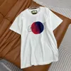 Kvinnors T-shirtdesigner 2024 Spring Festival New Hollow Letter Print mångsidig casual rund hals Kort ärm T-shirt R1MB