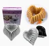 Moules épaissis 10 pouces Swirl Rose Heart Heart Aluminium Cake Moule de gâteau antiadtes