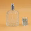 HOT 2019 30 ml 50 ml Parfüm leerer Flasche Clear Glass Travel Spray Flaschen mit goldenen Silberdeckel in Stocks LL
