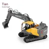 Electric/RC Car Remote Control Toy Excavator Volvo Electric Remote Control Alloy Excavator Hook Machine Childrens Gift Wireless Remote Controll2404