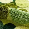 Mattor 3D Stereo Moss Tufted Matta For Living Room Bedroom Modern Green Forest Moss Shaggy Mattor Bedside Floor Mat Anti-Slip Home Decor