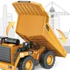 Electric/RC Car Rc excavator forklift electric bulldozer dump truck 4WD remote-controlled automotive engineering vehicle childrens toysL2404