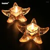 Candle Holders Staygold Glass Candlestick Starfish El Bar Home Decor Tea Light Creative Wedding Party Lantern Gift