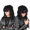 Vendre à chaud Hens-Headgear 80s Punk Long Roll Halloween Rock Wig
