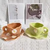 Mugs Nordic Ins Irregular Hand-painted Coffee Living Room Dining Table Afternoon Tea Ceramic Breakfast Cups Crafts Birthday Gift