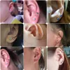 Saplama 2pcs/lot çelik küpe saplamaları kulak delme tabancası doğum taşı mücevher kulak saplama küpe saplama tragus kıkırdak sarmal piercing takı d240426