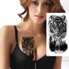 Tattoo Transfer Waterproof Temporary Tattoo Sticker Big Tiger Lion Wolf Rose Arm Tattoo Hipster Tattoo Man Woman Tattoo Body Tattoo Art Tatuajes 240427