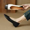 Sıradan Ayakkabı Tuling Haziran 2024 Bahar Düz Sole Toe Renk Eşleşen Hafif Ağız Tek Ayakkabı Düşük Topuk Konforu Kadınlar için