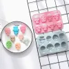 Moulds Mix Skull Silicone Chocolate Baking Mold Trendy Styling Human Skeleton Candy Biscuit Mould Ice Tray Halloween Cake Decor Gifts