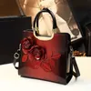 XIAS MS. 2024 Painted Handsable Handiose Grandiose Grandiose Middle Aged Bag Bag High End Flower Womens