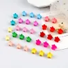 Hair Clips Barrettes Childrens mini star shaped claw hair clip girl bangs candy color small bucket headwear hairstyle accessories