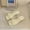 Casual Shoes 2024 Arrival Women Flat Sandals - French-style With Beachy Roman Design Ideal For Summer Dresses And Chic Looks