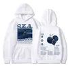 Sweats à capuche pour hommes Sza SOS Good Days Sweat à capuche imprimé Hoodie Street Street Sweatshirt Hothirt Harajuku Unisexe Tracksuit Clothing 240425