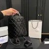 Sac fourre-tout haute définition Xiaoxiangfeng Beike Diamond Damiered Chain Bar Mini Crossbody Backpack voyage à la mode et minimaliste