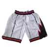 Vince Carter Ed Just Don Basketball Shorts Hip Pop Summer Pant con tasche Zipper Sortopants abbiglia