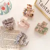 Hair Clips Barrettes Vintage Womens Clip Acetate Elegant Colorful Hollow 5cm Girls Accessories New Claw