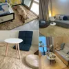 Tapijten beige tapijten woonkamer kinderkamer vloerkleden in het slaapkamerdecor voor huizendecoratie pluizig haar tienermeisje meisje mat bed