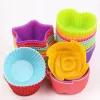 Moulds Plusieurs Formes Cake Cup Baking Silicone Cake Mould Bakeware Muffin Cake Cup Pudding Mold Baking Gadgets Cakes Tools
