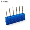 Bits HytoOS Ball Diamond Nail Boor Bits 6pcs/Set Fine Grit Rotary Cuticle Clean Burr Manicure Bit Drill Machine Accessoires