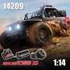 Elektro/RC -Auto 75 km/h Hyper GO MJX 14209 14210 V2.0 1/14 RC -Auto bürstenlos 2,4 g Fernbedienung 4WD Off Road Racing RC Truck Elektrisches Hobby -Toysl2404