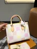 2024 Bolso de compras para mujeres de principios de primavera Diseño de cuero a cuadros Bolso de hombro Bolso de hombro Bolsillo cruzado Tamaño de 25x19 cm