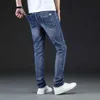 Men's Jeans Gloria Mens Elastic Casual Blue Spring and Autumn Brand Clothing Pants Large 42 44 46 New 313 Q240427