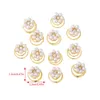 Molans 12st Gold Star Hair Accessories Spiral Hair Pins Wedding Stars Hårklipp Brudhuvudstycken Loc Dreadlock Accessories