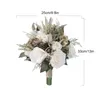 装飾的な花ブライダルブーケ - 特別な日のための長期にわたる耐久性エレガントな結婚式の備品低メンテナンス装飾