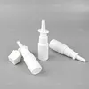 Storage Bottles 20PCS 10/20/30/50ML White Empty Plastic Nasal Spray Pump Sprayer Mist Nose Refillable Bottle For Saline Applications