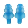 ANPWOO 1 Pair Silicone Waterproof Swimming Ear Plugs Earplugs Ear Protector Noise Reduction Protective Earmuffs