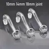 100pcs Hookah Akcesoria zakrzywiona szklana rura palnika oleju Rury palenia 10 mm 14 mm 18 mm samca bong adapter tytoniowy paznokcie gonier gwoździe