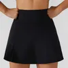Short féminin jupes de tennis d'été pantalon jupe nylon sport fitness shorts hauts taies yoga courte short jupe gym de gym