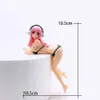 Action Toy Figures 10CM anime character super Sonico PVC action character model toy cake decoration swimsuit decoration Sonicomi noodle plug character giftL2403