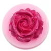 Moules réutilisables Bloom Rose Silicone Moule de gâteau 3D Flower Fondant Moule ACCESSOIRES DE BAKE CUTER