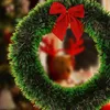 Fleurs décoratives Noël Garland Blanc Green Bordeuse rouge rouge Madder Wreaths Party Porte de mariage Porte de mariage